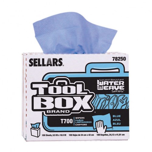 Waterweave Interfold Wipes 9.5X16.5 T700 100 Sheets/Box