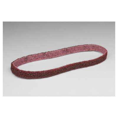 Scotch-Brite Surface Conditioning Low Stretch Belt, SC-BS, A/O Medium, 1/2 in x 13 in