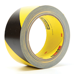 3M 021200-04585 5702 Safety Stripe Tape, 36 yd L x 2 in W, Black/Yellow, Rubber Adhesive/Vinyl Backing