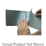 3M 021200-16855 Foil Label Material, 1668 ft H x 6-1/2 in W, Silver, Aluminum Foil
