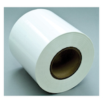 3M 021200-40549 Thermal Transfer Label Material, 1668 ft H x 6 in W, White, Polyester