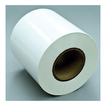 3M 021200-40581 Thermal Transfer Label Material, 1668 ft H x 6 in W, White, Polyester