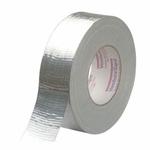 Venture Tape 750351-50018 Duct Tape, 60 yd L x 2 in W, 11 mil THK, Rubber Adhesive, Metalized Polyethylene Cloth Backing, Silver
