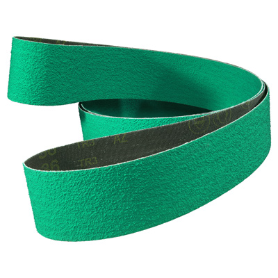 3M Cloth Belt 577F, 80 YF-weight, 4 in x 156 in, Film-lok, Single-flex