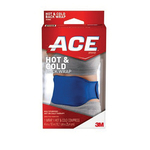 ACE 051131-20404 203960 Adjustable Reusable Hot and Cold Back Wrap, Neoprene/Fabric, Blue