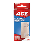 ACE 051131-20814 Large Standard Compression Bandage With Clips, Cotton/Elastic/Polyester, Beige