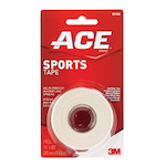 ACE 051131-20816 Medium Sports Tape, 10 yd L x 1-1/2 in W, White