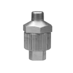 Alemite 301980 Straight Swivel, 1/8 in Male NPTF Thread, Steel