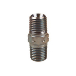 Alemite 327033 Straight Hydraulic Adapter, 1/4 in Male NPTF Thread