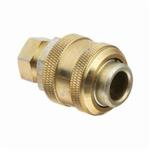 Alemite 328030 Extra Heavy Duty Standard Compressed Air Coupler, 1/4 in Female NPTF Thread, Stainless Steel, Zinc Dichromate