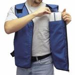 Allegro 8413-03 Cooling Vest, L, Royal Blue, Cotton/Polyester, Front Zipper Closure, 4 Pockets