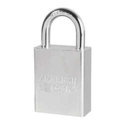 American Lock A5100 A5000 Rekeyable Safety Padlock, Different Key, Steel Body, 1/4 in Dia Shackle, Steel, 5-Pin Tumbler Cylindrical Locking Mechanism