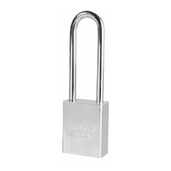 American Lock A5102 A5000 Rekeyable Safety Padlock, Different Key, Steel Body, 1/4 in Dia Shackle, Steel, 5-Pin Tumbler Cylindrical Locking Mechanism