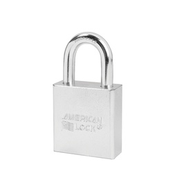 American Lock A5200 Rekeyable Safety Padlock, Different Key, Steel Body, 5/16 in Dia Shackle, Steel, 5-Pin Tumbler Cylindrical Locking Mechanism
