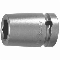Apex 10MM15-D Standard Length Socket, Metric, 1/2 in Double Hex/Female Square Drive, 10 mm Socket, 6 Points