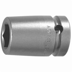 Apex 11MM15 Standard Length Socket, Metric, 1/2 in Female Square Drive, 11 mm Socket, 6 Points