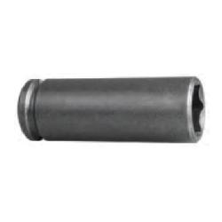 Apex 1210-D Long Length Socket, Imperial, 1/4 in Square Drive, 5/16 in Double Hex Socket, 6 Points