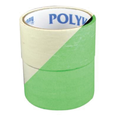 Polyken 1117623 510 Premium Grade Gaffer's Tape, 50 m L x 48 mm W, 11-1/2 mil THK, Rubber Adhesive, Matte Finish Vinyl Coated Cloth Backing, White