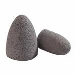 Norton BlueFire 66253344381 Portable Snagging Cone, 2 in Max Diameter, 3 in THK Head, 20 Grit, Coarse Grade, Zirconia Alumina Abrasive
