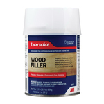 Bondo 076308-20082 Wood Filler, 1 qt, Yellow, 15 min Curing
