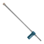 Bosch SDS-plus Speed Clean DXS2124 Hollow Core Dust Extraction Bit, For Use With Bosch Rotary Hammer, 12-1/2 in Flute Length, 12-1/2 in Useable Length, Steel
