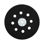 Bosch RS031 Flexible Hook and Loop Soft Sander Backing Pad, 5 in Dia, 8 Holes, For Use With Bosch 1295DP, 1295D, 1295DH, 1295DVS, 3107DVS, 3725DVS and 3725DEVS Random Orbit Sanders, Rubber