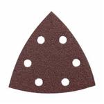 Bosch SDTR060 6-Hole Detail Sander Abrasive Triangle, 3-1/2 in L, 60 Grit, Aluminum Oxide Abrasive
