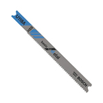 Bosch U118A Single Cut Edge Straight Cut Jig Saw Blade, 3-1/4 in L, 24 TPI, HSS Cutting Edge, HSS Body