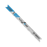 Bosch U118BF Single Cut Edge Straight Cut Jig Saw Blade, 3-1/4 in L, 14 TPI, Bi-Metal Cutting Edge, Bi-Metal Body
