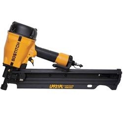 Bostitch LPF33PT Low Profile Framing Nailer, 2 to 3-1/4 in Fastener, Paper Collation, 80 Nails Magazine, 70 to 120 psi
