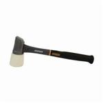 Bostitch HFM-4 Hardwood Flooring Mallet, 16.1 in OAL, Beveled/Soft Face, 59 oz Rubber Head, Composite Handle