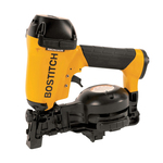 Bostitch RN46-1 Dry Fire Lockout/Straight Coil Roofing Nailer, 3/4 to 1-3/4 in Fastener, Wire Weld Collation, 120 Nails Magazine, 70 to 120 psi