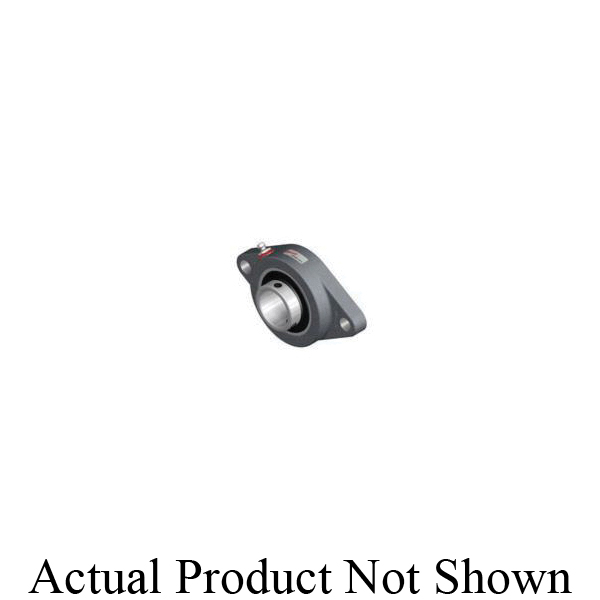 Browning 765005 VF2S 200 Normal Duty Non-Expansion Flange Mount Ball Bearing Unit, 2-7/16 in Dia Bore, 7-15/16 in L Bolt Center-to-Center, 2-Bolt Flange Mount, 5-7/16 in OAL/Dia