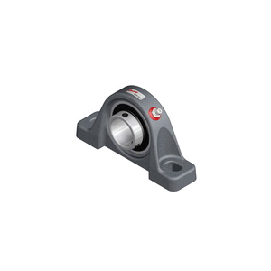 Browning 765614 VPS 200 Normal Duty High Base Pillow Block Ball Bearing Unit, 2 in Dia Bore, 5-23/32 to 6-21/32 in L Bolt Center-to-Center, 2-1/4 in Base to Bore Centerline, 8 in OAL x 4-9/16 in OAH
