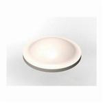 Bumpon 051115-52963 Molded Self-Adhesive Protective Bumper, Circular Hemisphere Shape, White, Rubber, 7.9 mm W