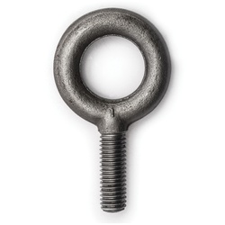 Campbell 7100121 Fixed Plain Eye Bolt, 1/4-20, 1 in L Shank, Drop Forged Carbon Steel, Self-Colored