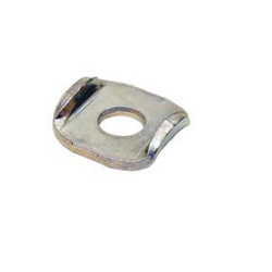 Carr Lane CL-3811-TW Flanged Washer, Polished Chrome/Zinc Plated, For Use With 3/8-16 Spindles and Open Arm Clamp, Stainless Steel