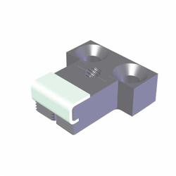 Carr Lane CL-5-SFC Fixed High Nose Serrated Edge Clamp, Steel, Black Oxide