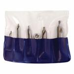 Cleveland C00944 998 Plain Combined Drill and Countersink Set, 60 deg Included Angle, HSS, Bright