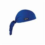 Chill-Its 12481 6615 High Performance Dew Rag, Universal, Blue, Fabric/Terry Cloth Band, Tie Closure