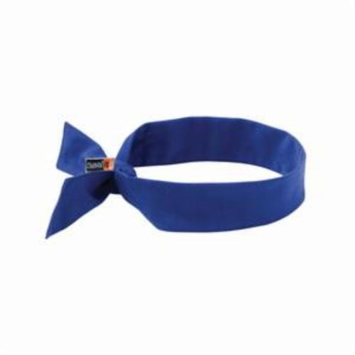 Chill-Its 12607 6700FR Evaporative Flame Resistant Cooling Band, Universal, Blue, Modacrylic Cotton Blend, Tie Closure