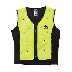 Chill-Its 12678 6685 Evaporation, 4XL, Lime, Shell Fabric/50% Polyester/50% Polyurethane, Zipper Closure