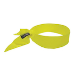 Chill-Its 12397 6702 Cooling Bandana, Universal, Lime, Polymer Crystal, Tie Closure