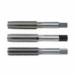 Cle-Line C00333 404 Standard Straight Flute Straight Shank Hand Tap Set, Right Hand Cutting, Bottoming/Plug/Taper Chamfer, H2 Thread Limit