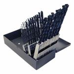 Cleveland C00962 2510 Taper Length Drill Set, 1/16 in Min Drill Bit, 1/2 in Max Drill Bit, 118 deg Drill Point Angle, 29 Pieces, HSS, Steam Oxide