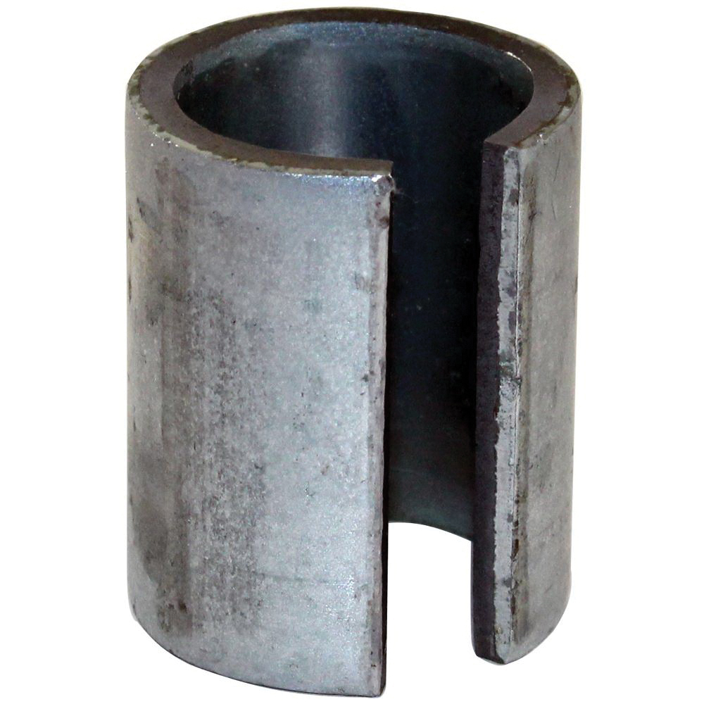 Climax SRB-060717 Split Reducer Bushing, 3/8 in ID x 7/16 in OD, 1-1/16 in L, Steel, Hot Dipped Galvanized
