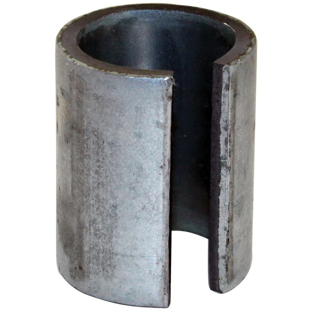 Climax SRB-060816 Split Reducer Bushing, 3/8 in ID x 1/2 in OD, 1 in L, Steel, Hot Dipped Galvanized