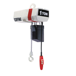 Coffing Hoists 10001W 10 EC Series Single Reeving Small Frame Electric Chain Hoist, 0.25 ton Load, 10 ft H Lifting, 1/4 hp Power Rating, 115/230 VAC