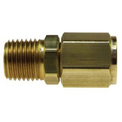 Coilhose CF0404S Swivel Conversion, 1/4 in Nominal, MNPT x FNPT End Style, Brass, Domestic