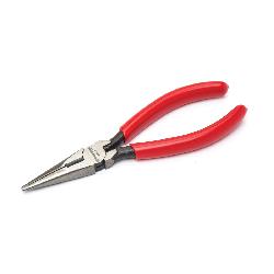 Crescent 6546CVSMLNN Solid Joint Long Chain Nose Plier, Serrated Forged Alloy Steel Jaw, 1-7/8 in L x 11/16 in W Jaw, 6-5/8 in OAL